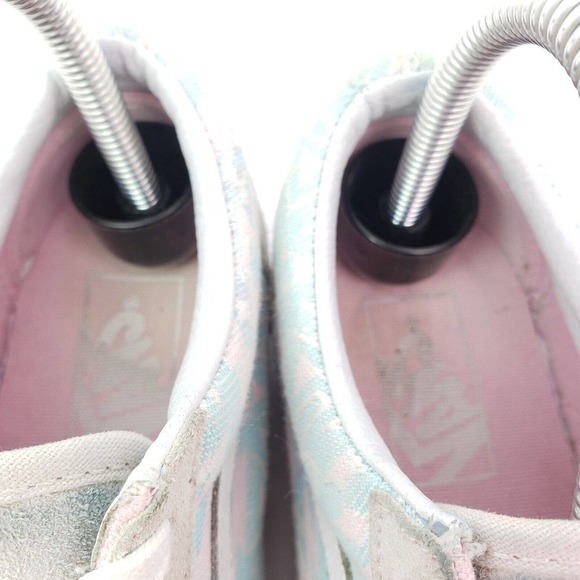 Vans Old Skool Womens Size 6.5 Gray Pink Suede Aztec Print Low Sneaker Shoes - Picture 10 of 11